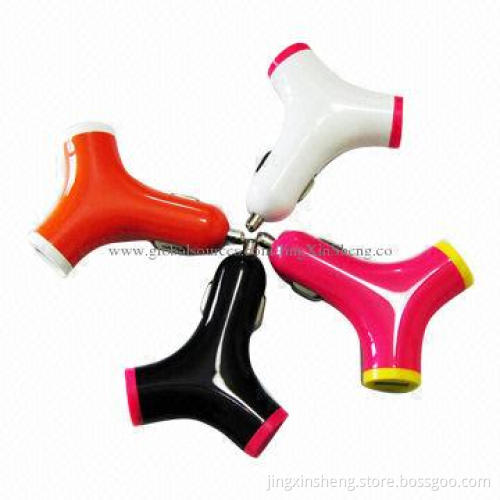 Mini Dual USB Car Charger for iPhone & iPad Mini, Output 5V/2A DC